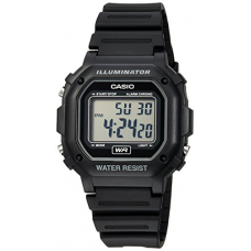 Casio Men's F108WH Illuminator Collection Black Resin Strap Digital Watch